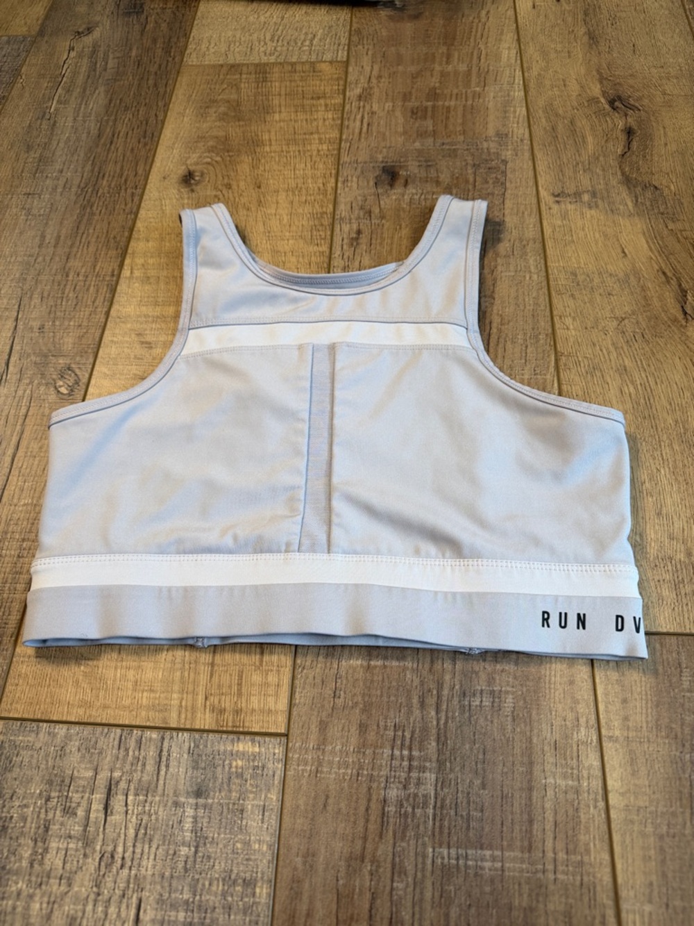Nike Dri Fit Run Division (DVN) Light Purple Sports Bra Breathable Features Med